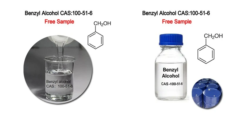 99.98% Benzyl Alcohol Organic Solvent CAS:100-51-6 99.98% Benzyl Alcohol Organic Solvent CAS:100-51-6